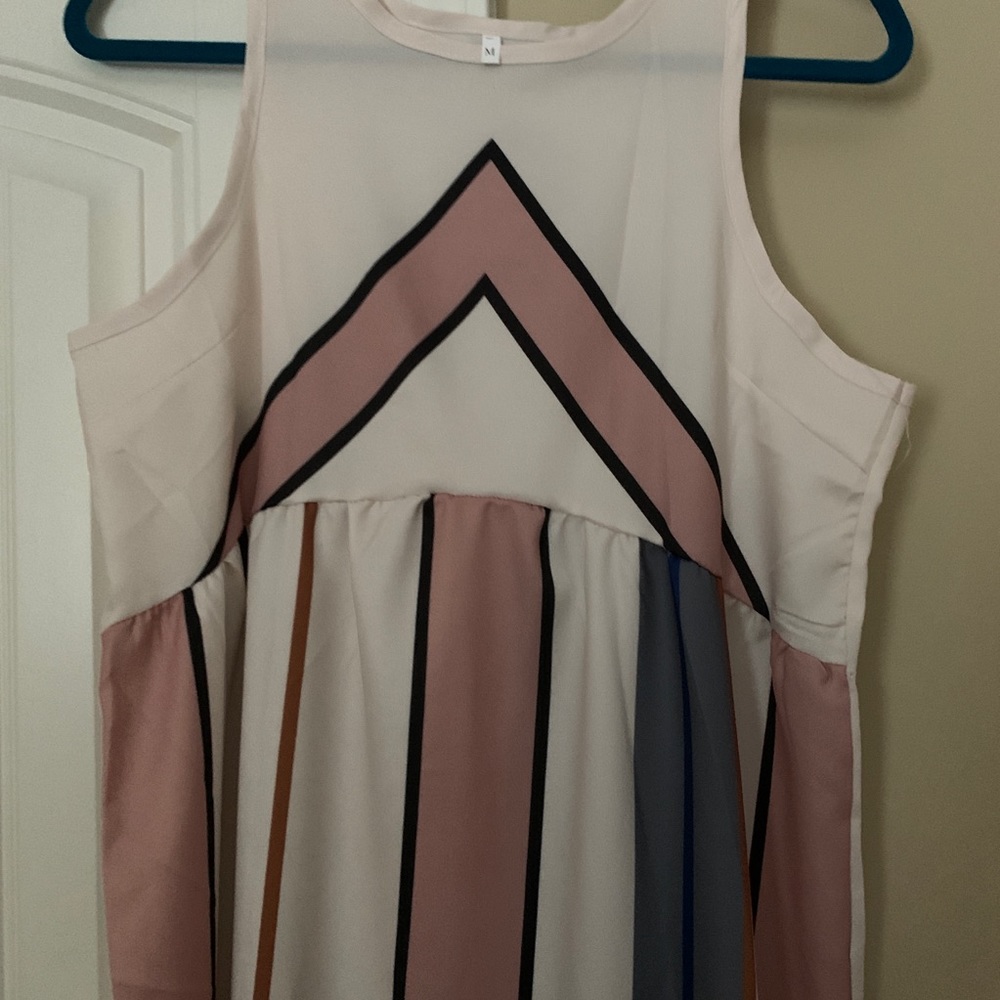 Color block Midi Dress - Picture 4 of 4